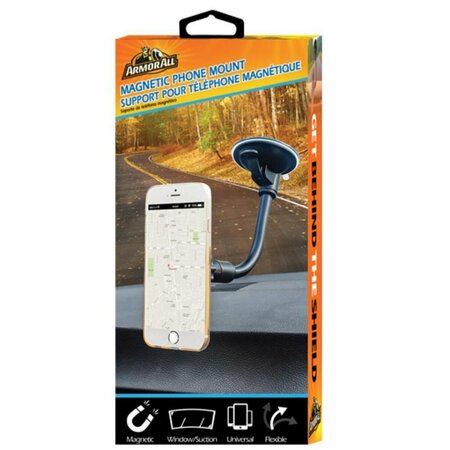 ARMOR ALL Magnetic Suction Gooseneck Phone Mount AMH31002BLK
